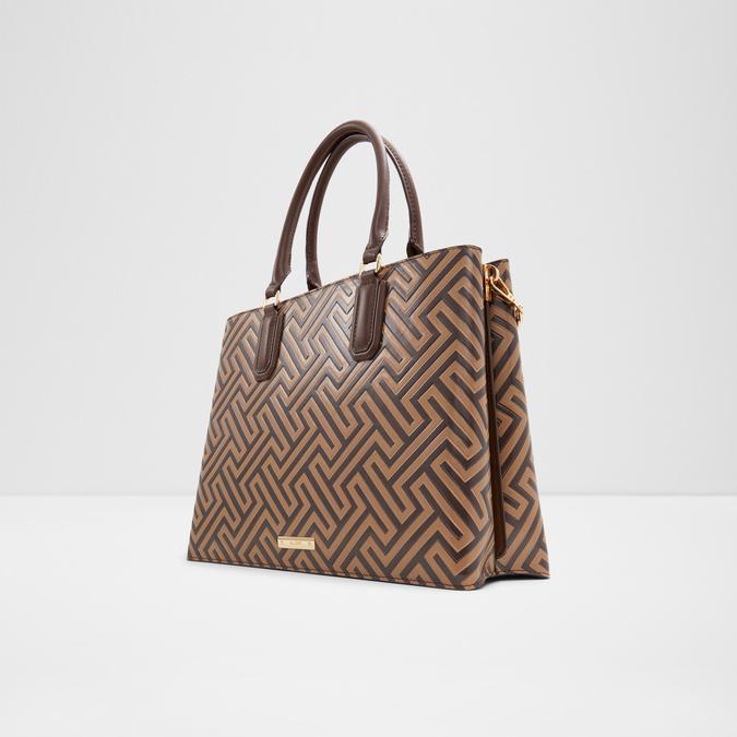 Sagoe Women's Brown Multi Tote image number 1